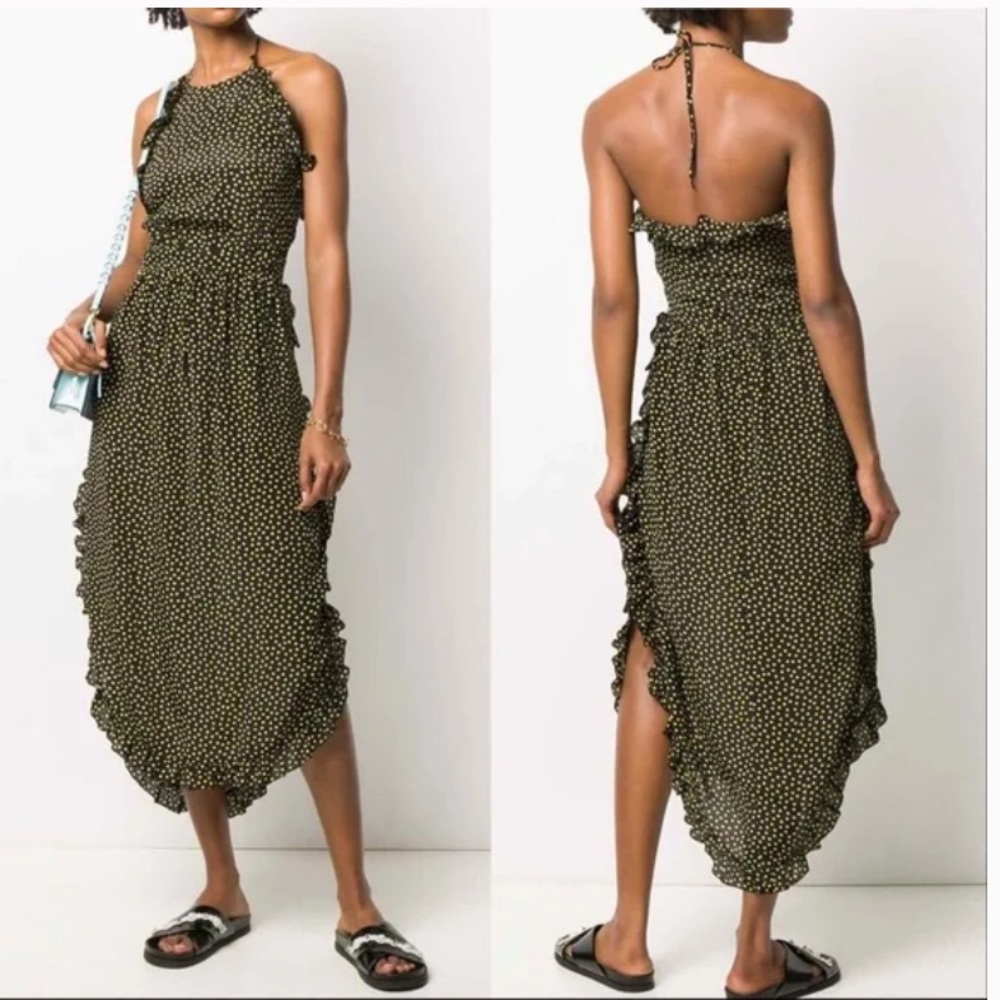 NEW See by Chloe polka dot halter dress 34 XS